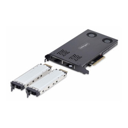 Adaptateur d'interface - M.2 - M.2 NVMe Card - PCIe (NVMe) - PCIe 4.0 x8 - noir (2M2-REMOVABLE-PCIE)_5
