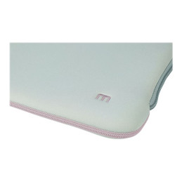 Housse d'ordinateur portable - 12.5" - 14" - gris perle, rose poudré (049005)_5