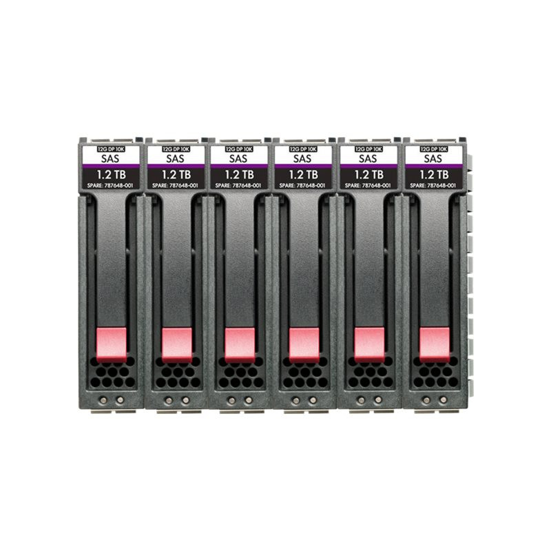 Disque dur - 10 To - échangeable à chaud - 3.5" LFF - SAS 12Gb - s - 7200 tours - min (pack de 6) - pou... (R0Q70A)_1