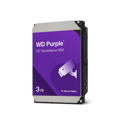 Disque dur - Surveillance - 3 To - interne - 3.5" - SATA 6Gb - s - mémoire tampon : 128 Mo (WD34PURZ)_1