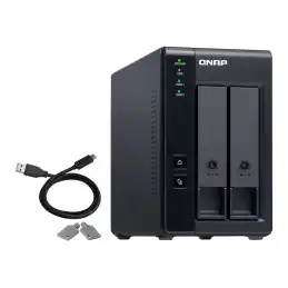 QNAP - Baie de disques - 2 Baies (SATA-600) - USB 3.1 Gen 2 (externe) (TR-002)_6