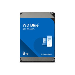 Disque dur - 8 To - interne - 3.5" - SATA 6Gb - s - 5640 tours - min - mémoire tampon : 256 Mo (WD80EAAZ)_1