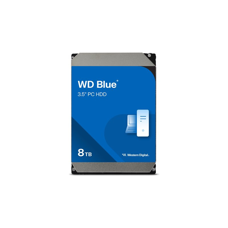 Disque dur - 8 To - interne - 3.5" - SATA 6Gb - s - 5640 tours - min - mémoire tampon : 256 Mo (WD80EAAZ)_1
