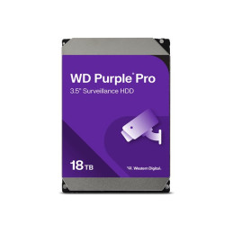Disque dur - 18 To - interne - 3.5" - SATA 6Gb - s - 7200 tours - min - mémoire tampon : 512 Mo (WD181PURP)_1