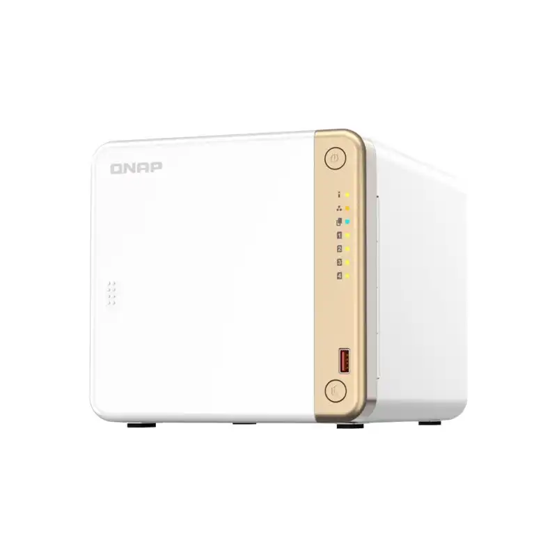 QNAP TS-462 - Serveur NAS - 4 Baies - SATA 6Gb - s - RAID RAID 0, 1, 5, 6, 10, JBOD - RAM 4 Go - 2.5... (TS-462-4G)_1