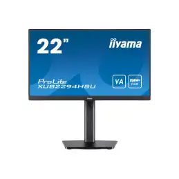 iiyama ProLite - Écran LED - 22" (21.5" visualisable) - 1920 x 1080 Full HD (1080p) @ 75 Hz - VA - 25... (XUB2294HSU-B2)_1