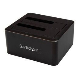 Station d'accueil HDD - baies : 2 - 2.5", 3.5" - SATA 6Gb - s - USB 3.0 - noir - pour P - N: SVA12M... (SDOCK2U33V)_1