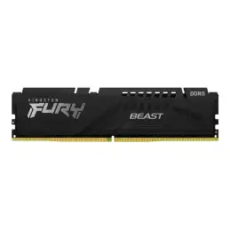 Kingston FURY Beast - DDR5 - module - 8 Go - DIMM 288 broches - 6000 MHz - PC5-48000 - CL30 - 1.4 V - ... (KF560C30BB-8)_1