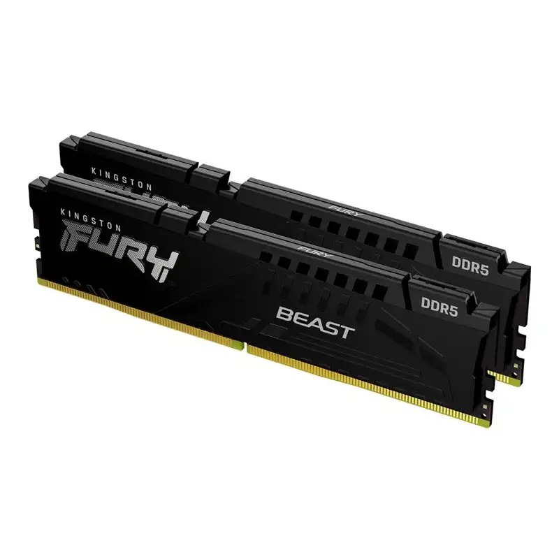 Kingston FURY Beast - DDR5 - kit - 32 Go: 2 x 16 Go - DIMM 288 broches - 6000 MHz - PC5-48000 - CL... (KF560C30BBEK2-32)_1