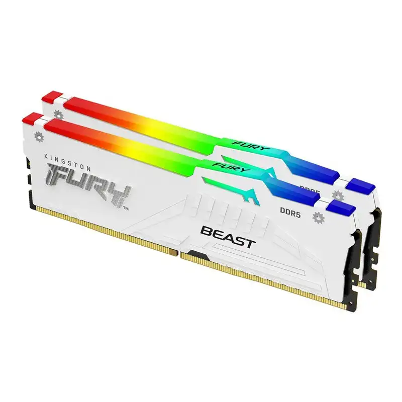 32GB 6400 DDR5 DIMM Kit2 FURY WhiteRGBX (KF564C32BWAK2-32)_1