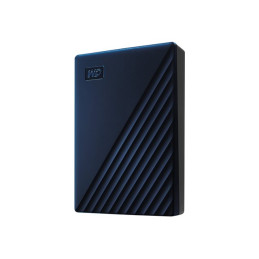 Disque dur - chiffré - 5 To - externe (portable) - USB 3.2 Gen 1 - AES 256 bits - bleu nuit (WDBA2F0050BBL-WESN)_1