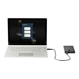 Accès par empreinte digitale - Boitier externe - 2.5" - SATA 6Gb - s - USB 3.0 - noir - Conformité ... (S251BMU3FP)_8