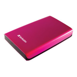 Disque dur - 1 To - externe (portable) - USB 3.0 - 5400 tours - min - rose chaud (53035)_1