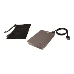 Disque dur - 750 Go - externe (portable) - USB 3.0 - argent (53051)_1