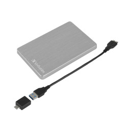 Disque dur - 2 To - externe (portable) - USB 3.2 Gen 1 - argent (53666)_1