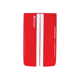 Disque dur - 1 To - externe (portable) - 2.5" - USB 3.0 - rouge avec rayures blanches (53082)_2