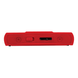 Disque dur - 1 To - externe (portable) - 2.5" - USB 3.0 - rouge avec rayures blanches (53082)_4