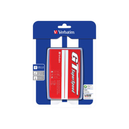 Disque dur - 1 To - externe (portable) - 2.5" - USB 3.0 - rouge avec rayures blanches (53082)_5