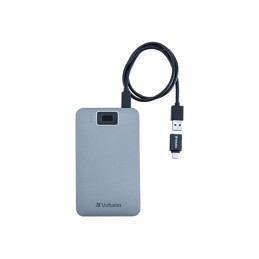 Disque dur - chiffré - 2 To - externe (portable) - USB 3.2 Gen 1 (USB-C connecteur) - AES 256 bits (53653)_2