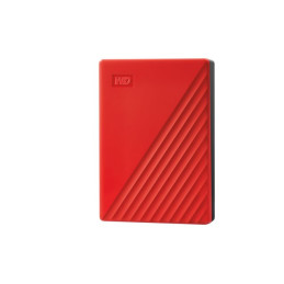Disque dur - chiffré - 6 To - externe (portable) - USB 3.2 Gen 1 - AES 256 bits - rouge (WDBR9S0060BRD-WESN)_1