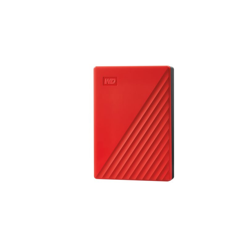 Disque dur - chiffré - 6 To - externe (portable) - USB 3.2 Gen 1 - AES 256 bits - rouge (WDBR9S0060BRD-WESN)_1