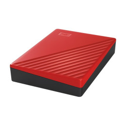 Disque dur - chiffré - 6 To - externe (portable) - USB 3.2 Gen 1 - AES 256 bits - rouge (WDBR9S0060BRD-WESN)_2