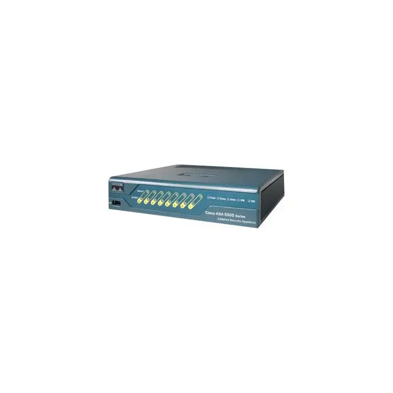 Cisco ASA 5505 Firewall Edition Bundle - Dispositif de sécurité - 10 utilisateurs - 100Mb LAN - r... (ASA5505-BUN-K9-RF)_1