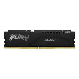 Kingston FURY Beast - DDR5 - module - 16 Go - DIMM 288 broches - 6400 MHz - PC5-51200 - CL32 - 1.4 V ... (KF564C32BB-16)_1
