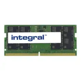 Integral - DDR5 - module - 16 Go - SO DIMM 262 broches - 5600 MHz - PC5-44800 - CL46 - 1.1 V - mémoire... (IN5V16GNJRDX)_1