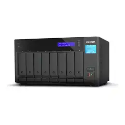 Serveur NAS - 8 Baies - SATA 6Gb - s - RAID JBOD, 0, 1, 5, 6, 10, 50, 60 - RAM 64 Go - 2.5 Gi... (TVS-H874T-I9-64G)_1