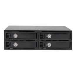 Rack mobile 4x HDD - SSD avec échange à chaud - Boîtier de stockage - 4 Baies (SATA-600 - SAS-2) 0... (SATSASBP425)_2