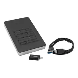 Verbatim Store 'n' Go Portable - Disque dur - chiffré - 1 To - externe (portable) - USB 3.1 Gen 1 (USB-C conn... (53401)_3