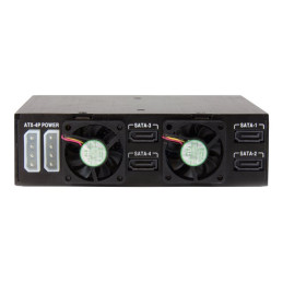 Rack mobile 4x HDD - SSD avec échange à chaud - Boîtier de stockage - 4 Baies (SATA-600 - SAS-2) 0... (SATSASBP425)_5