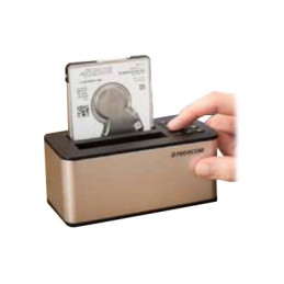 Station d'accueil HDD - baies : 2 - 2.5" - USB 3.1 (Gen 1) - noir, argent (56424)_1