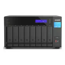 Serveur NAS - 8 Baies - SATA 6Gb - s - RAID JBOD, 0, 1, 5, 6, 10, 50, 60 - RAM 32 Go - 2.5 Gi... (TVS-H874T-I7-32G)_1