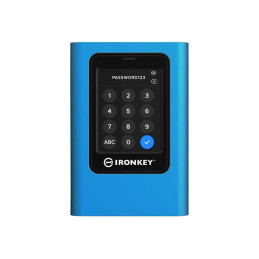 SSD - chiffré - 3840 Go - externe (portable) - USB 3.2 Gen 1 (USB-C connecteur) - 256-bit AES-X... (IKVP80ES/3840G)_1