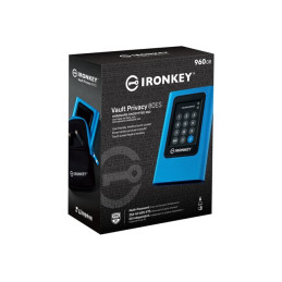 SSD - chiffré - 960 Go - externe (portable) - USB 3.2 Gen 1 (USB-C connecteur) - 256-bit AES-XTS... (IKVP80ES/960G)_2