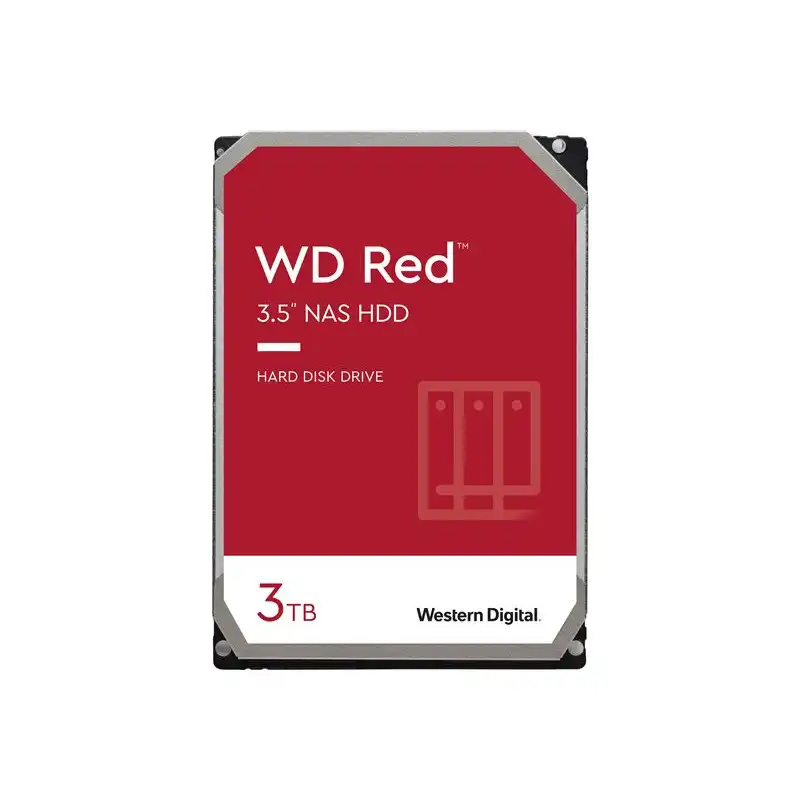 WD Red - Disque dur - 3 To - interne - 3.5" - SATA 6Gb - s - 5400 tours - min - mémoire tampon : 256 Mo (WD30EFAX)_1