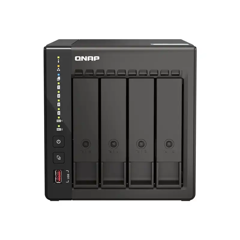 QNAP TS-453E - Serveur NAS - 4 Baies - SATA 6Gb - s - RAID RAID 0, 1, 5, 6, 10, 50, JBOD, 60 - RAM ... (TS-453E-8G)_1