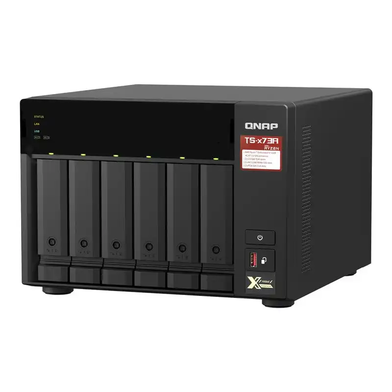 QNAP TS-673A - Serveur NAS - 6 Baies - SATA 6Gb - s - RAM 8 Go - Gigabit Ethernet - 2.5 Gigabit Eth... (TS-673A-8G)_1