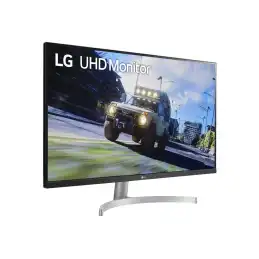 LG - Écran LED - 31.5" - 3840 x 2160 4K @ 60 Hz - VA - 350 cd - m² - 3000:1 - HDR10 - 4 ms - 2xHDMI, Disp... (32UN500-W)_4