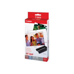 Cartouche imprimante - kit papier - pour Canon SELPHY CP1000, CP1200, CP1300, CP1500, CP530, CP79... (7737A001?KIT)_1