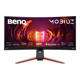 BenQ Mobiuz - Écran LED - jeux - incurvé - 34" - bureau - mur - 3440 x 1440 WQHD - VA - 400 cd - m² - ... (EX3410R)_1