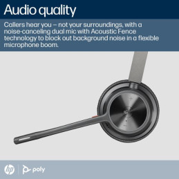 HP Poly Voyager 4320 MS Stereo W. Stand USB-A (77Z00AA)