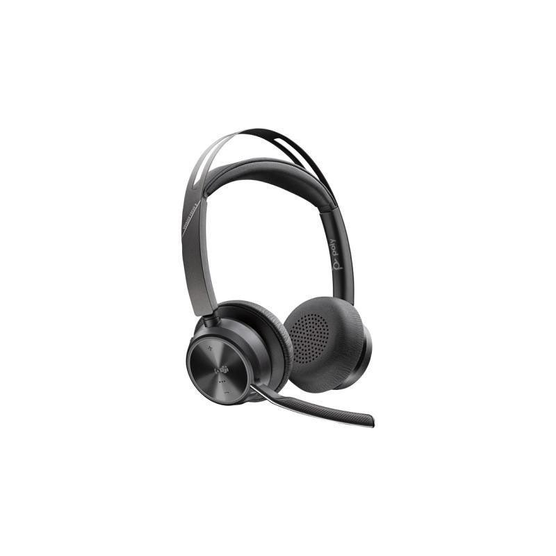 HP Poly Voyager Focus 2 MS Stereo W. Stand USB-C - A (9T9J6AAAC3)