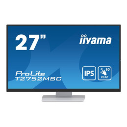 iiyama ProLite - Écran LED - 27" - écran tactile - 1920 x 1080 Full HD (1080p) @ 60 Hz - IPS - 400... (T2752MSC-W1)_1