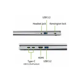 Intel Core i5 - i5-1334U - jusqu'à 4.6 GHz - Win 11 Home - Carte graphique Intel Iris Xe - 8 Go R... (NX.JD9EF.003)_9
