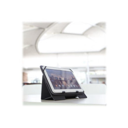 Étui à rabat pour tablette - polyuréthane - noir - 10" (CRUE1110K)_5