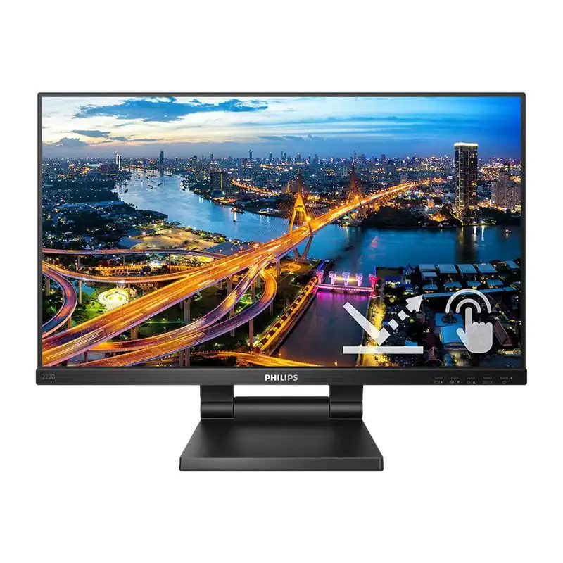 Philips B Line 222B1TC - Écran LED - 22" (21.5" visualisable) - écran tactile - 1920 x 1080 Full HD (108... (222B1TC/00)_1