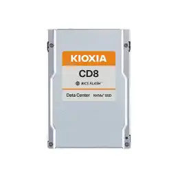 KIOXIA CD8 Series - SSD - 3.2 To - interne - 2.5" - PCIe 4.0 x4 (NVMe) - mémoire tampon : 256 Mo (KCD8XVUG3T20)_1